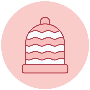 Noel şapkası. Basit tasarım