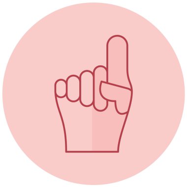 Elini ver. Web simgesi basit illüstrasyon