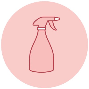 Sprey şişe. Basit tasarım