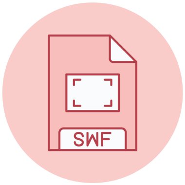 dosya biçimi simgesi, vektör illüstrasyonu