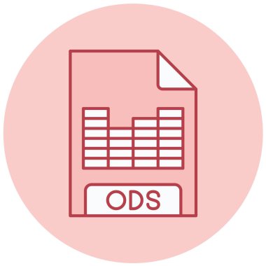 dosya biçimi simgesi, vektör illüstrasyonu