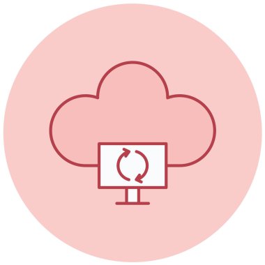 Bulut hesaplama. Web simgesi