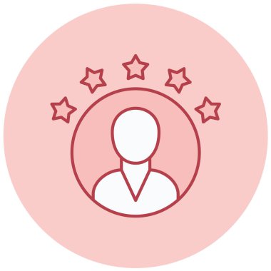 kullanıcı. Web simgesi basit illüstrasyon