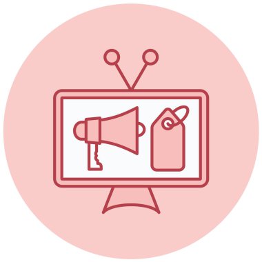 Seo simgesinin vektör illüstrasyonu