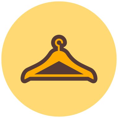 Askı. Web simgesi basit illüstrasyon