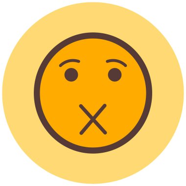 üzgün yüz ifadesi vektör simgesi