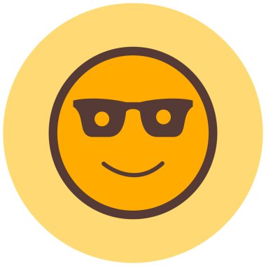 emoji. Web simgesi basit illüstrasyon