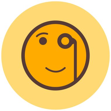 emoji. Web simgesi basit illüstrasyon
