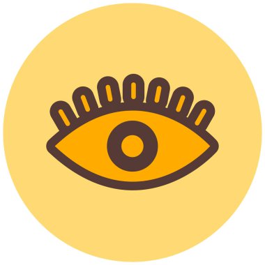 Göz. Web simgesi basit illüstrasyon