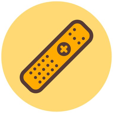 Bandaj. Web simgesi basit illüstrasyon