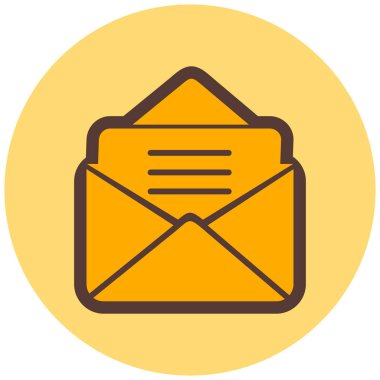 E- posta simgesi vektör illüstrasyonu