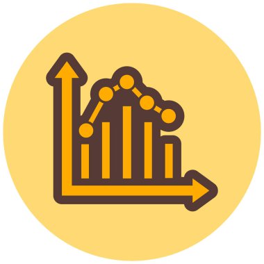 Analizler. Web simgesi basit illüstrasyon