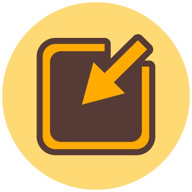 İndir. Web simgesi basit illüstrasyon