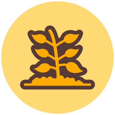 Ağaç. Web simgesi basit illüstrasyon