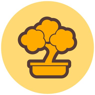 Ağaç. Web simgesi basit illüstrasyon