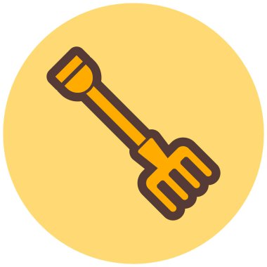 Bir kürek simgesinin vektör çizimi