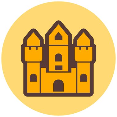 kale modern simge vektör illüstrasyonu   