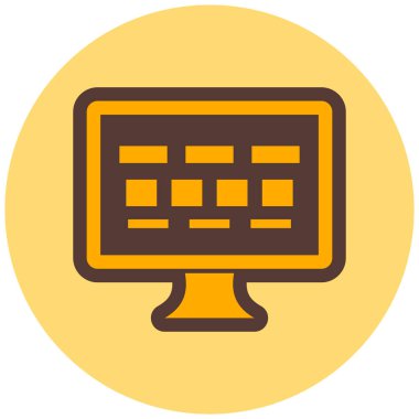 Modern simge vektör illüstrasyonunu izle   