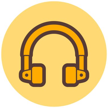 kulaklıklar modern simge vektör illüstrasyonu   