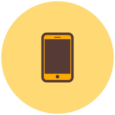 akıllı telefon modern simge vektör çizimi   