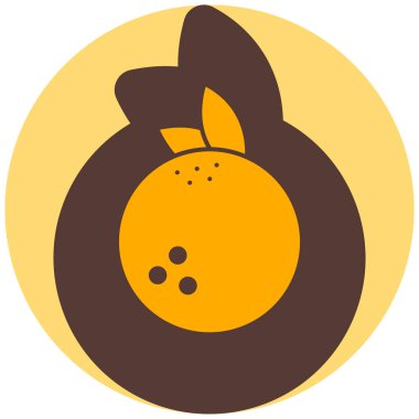 Hindistan cevizi modern simge vektör çizimi   