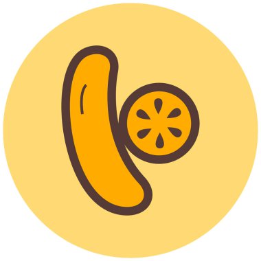 yiyecek modern ikon vektör illüstrasyonu 