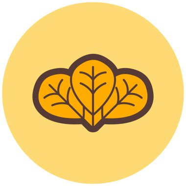 Tek bir ağaç simgesinin vektör illüstrasyonu