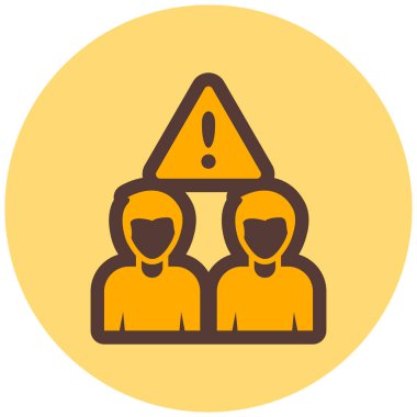 İnsan simgesinin vektör illüstrasyonu