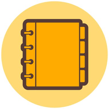 Kitap. Web simgesi basit illüstrasyon