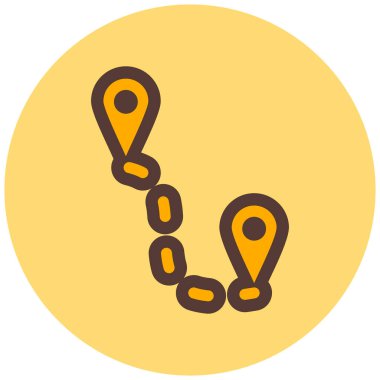 Harita iğnesi. Basit tasarım