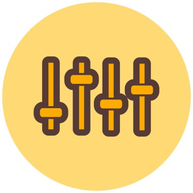 Müzik. Web simgesi basit tasarım