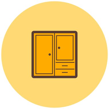 Pencere. Web simgesi basit illüstrasyon