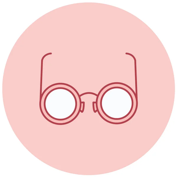 Óculos Ícone Web Ilustração Simples — Vetor de Stock
