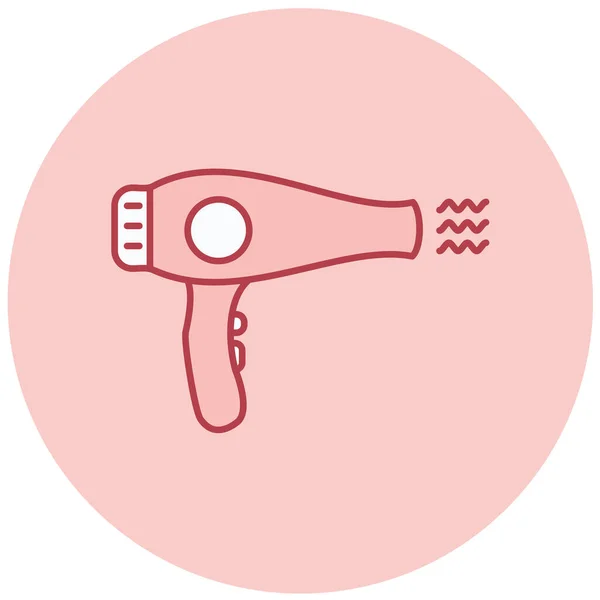 Sèche Cheveux Icône Web Design Simple — Image vectorielle