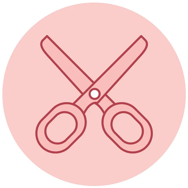 Scissors Modern Icon Vector Illustration — стоковый вектор