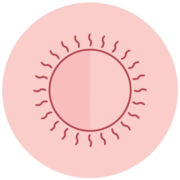 Sun Modern Icon Vector Illustration — Stockový vektor