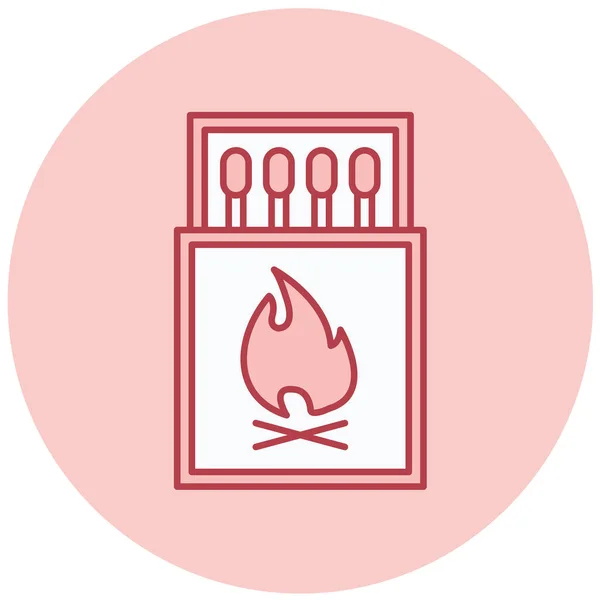 Fire Flame Vector Icon — Stock Vector