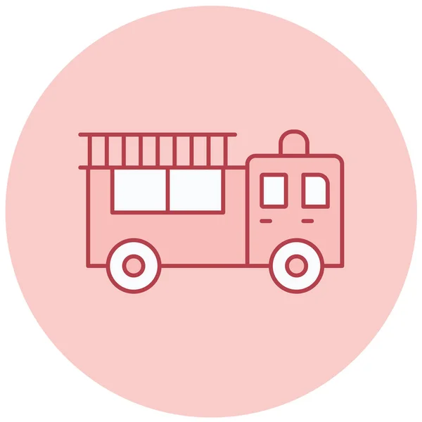 Автобус Веб Иконка Простой Дизайн — стоковый вектор