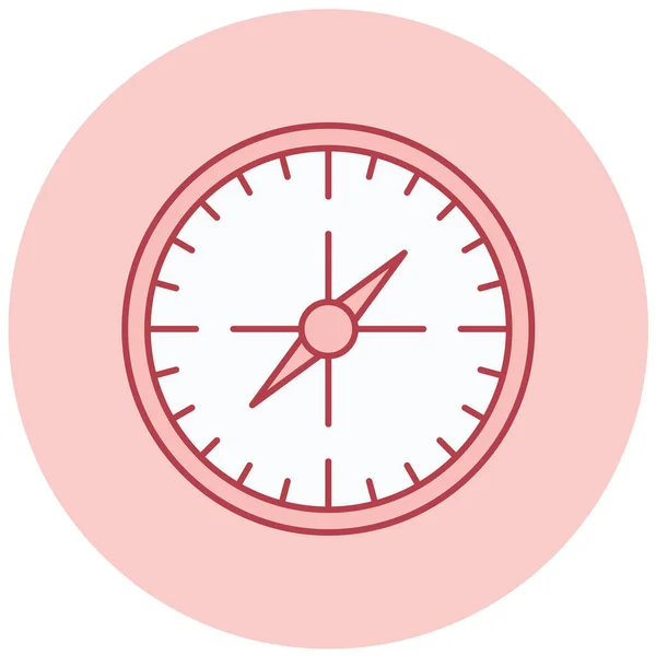 Kompas Web Icoon Eenvoudige Illustratie — Stockvector
