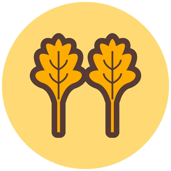 Vector Illustration Tree Icon — Stock Vector
