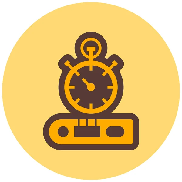 Stopwatch Web Icon Simple Illustration — Stock Vector