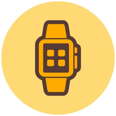 smartwatch modern simge vektör çizimi 