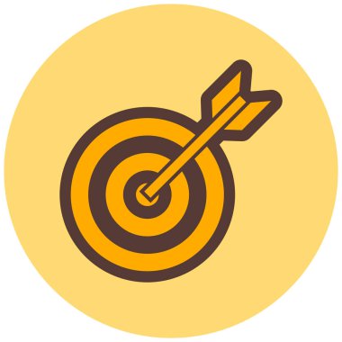 Modern simge vektör illüstrasyonunu hedefle 