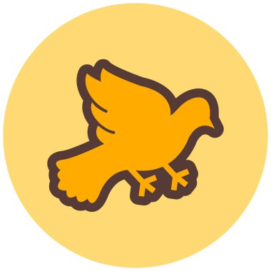 kuş modern simge vektör illüstrasyonu 