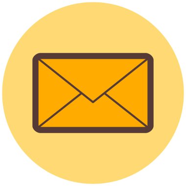 mesaj modern ikon vektör illüstrasyonu 