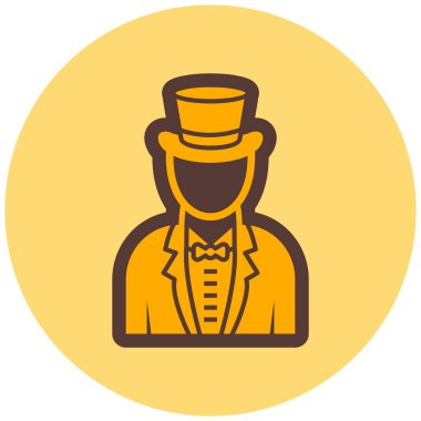 karnaval modern ikon vektör çizimi 