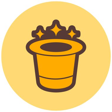 karnaval modern ikon vektör çizimi 