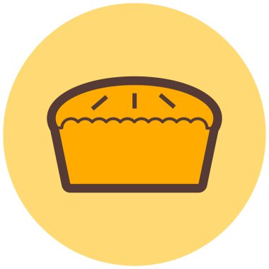 ekmek modern ikon vektör illüstrasyonu 