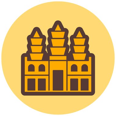 Kiliseye. Web simgesi basit illüstrasyon