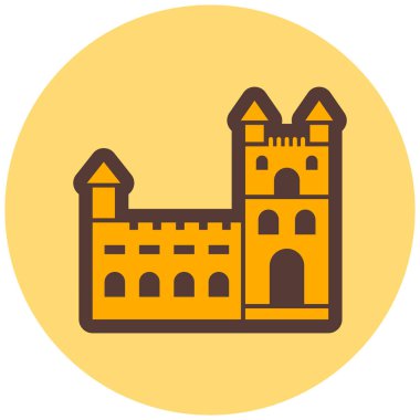 Kale kulesi. Basit tasarım